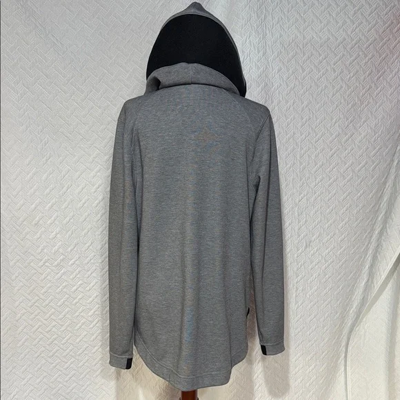 Nike Men's Charcoal Gray Hooded Jacket - Picture 4 of 5